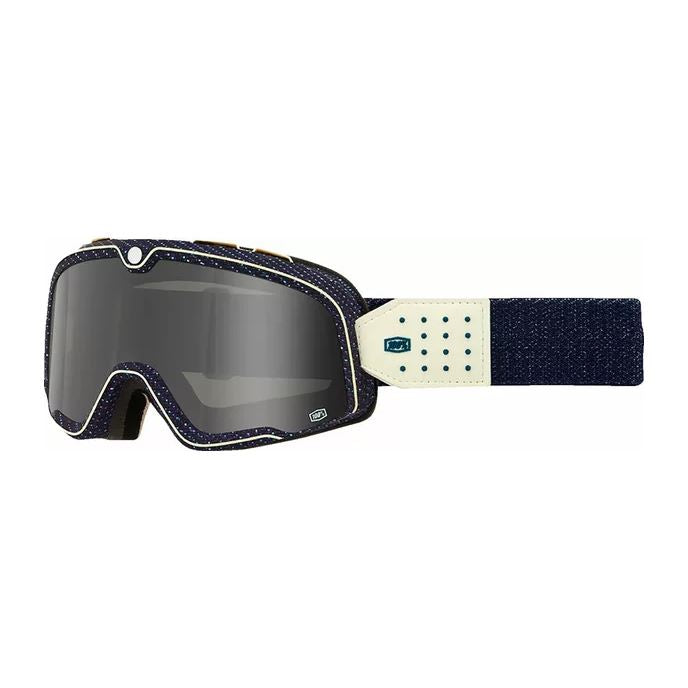 100% MX Goggles Barstow Denim Dark Smoke
